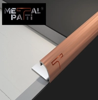 stainless-steel-Ti-rose-gold-hairline-finish-tile-edging-inlays-manufacturer